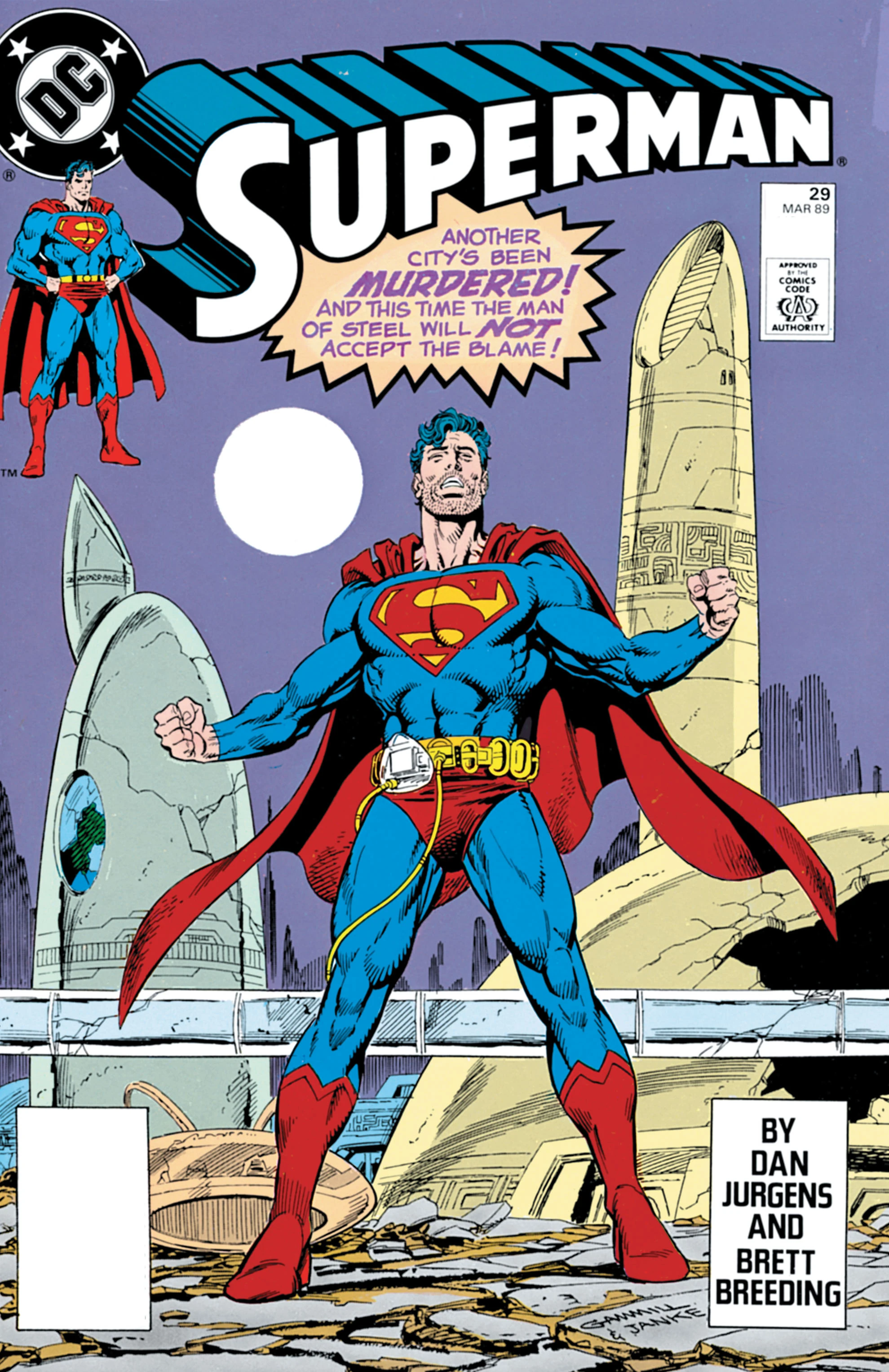 Superman #29 (DC, 1989 — Cover A) cover